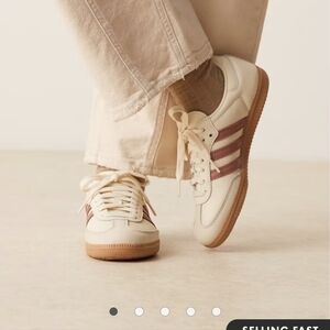 Adidas Samba Mauve And Cream